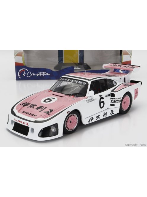 Solido - Porsche 935K3 Team Porsche Kremer Racing N 6 Winner 1000Km Suzuka 1981 B.Wollek - H.Pescarolo White Pink