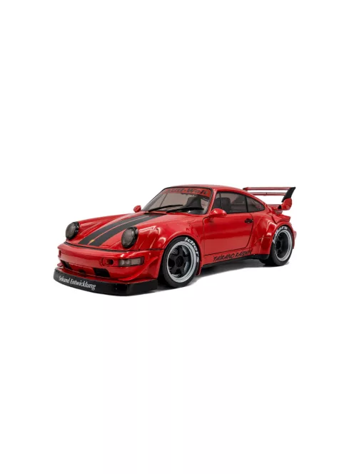 Solido - 1:18 Porsche 911 (964) RWB Body Kit Coupe Taikano Kaishin Red/Black 2024