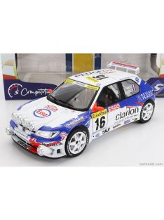   Solido - Peugeot 306 Maxi (Night Version) N 14 10Th Rally Montecarlo 1998 F.Delecour - D.Grataloup White Blue