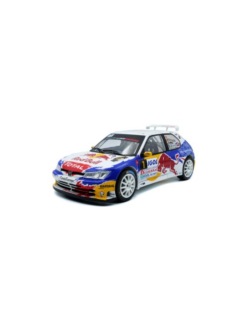 Solido - 1:18 PEUGEOT 306 MAXI WHITE #1 S.LOEB / D.ELENA RALLY DU VAR 2017 - SOLIDO