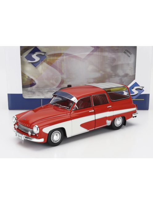 Solido - WARTBURG 312 CAMPING DELUXE SW STATION WAGON 1960 RED CREAM