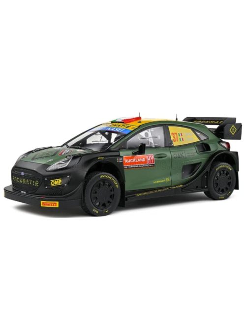 Solido - FORD ENGLAND PUMA RALLY1 TEAM FORD WORLD RALLY M-SPORT N 7 RALLY NEW ZEALAND 2022 LORENZO BERTELLI - LORENZO GRANAI GREEN BLACK