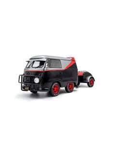   Solido - Volkswagen T1 Cool Combi Sport with Trailer Red/Black 2024