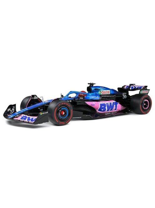 Solido - RENAULT F1  A523 TEAM BWT ALPINE N 31 3rd MONACO GP 2023 ESTEBAN OCON BLUE PINK
