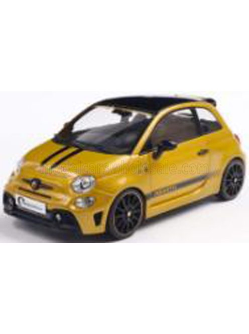 Solido - FIAT NUOVA 500 ABARTH 595 2022 YELLOW MET BLACK