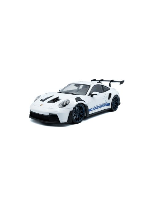 Solido - 1:18 Porsche 911 GT3 RS, White with Blue Stripes, 2024- SOLIDO