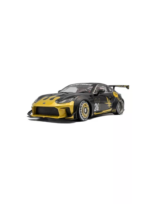 Solido - 1:18 Toyota GR86 Liberty Walk Body Kit Black and Gold 2024