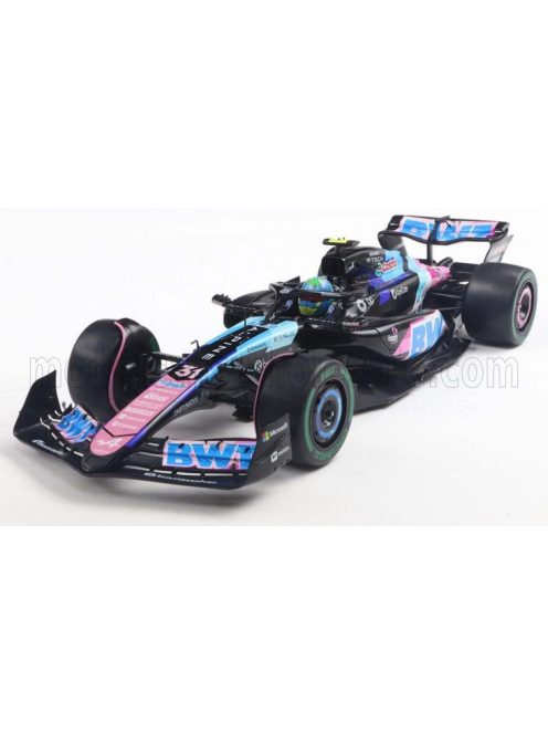 Solido - ALPINE F1  A524 TEAM BWT ALPINE N 31 BRAZILIAN GP 2024 ESTEBAN OCON BLACK BLUE PINK