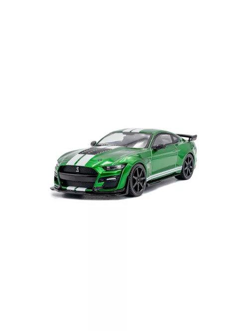 Solido - Ford Mustang Shelby GT500, Eruption Green Metallic w/White Stripes, 2020