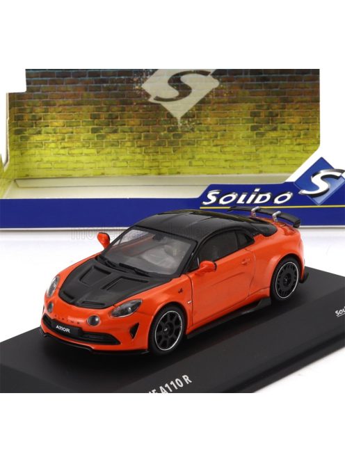 Solido - RENAULT ALPINE A110 RADICALE COUPE 2023 ORANGE BLACK
