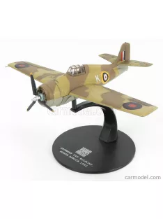   Solido - Grumman F4F Wildcat North Africa Airplane 1942 Military Camouflage