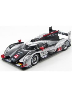   Spark - AUDI R18 TDI TEAM AUDI SPORT JOEST N 2 WINNER 24h LE MANS 2011 M.FASSLER - A.LOTTERER - B.TRELUYER MATT BLACK SILVER RED