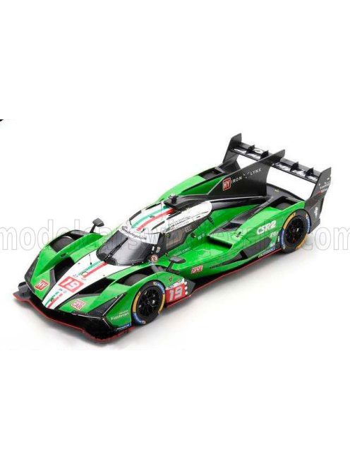 Spark - LAMBORGHINI SC63 3.8L V8 TURBO TEAM LAMBORGHINI IRON LYNX N 19 24h LE MANS 2024 ROMAIN GROSJEAN - MATTEO CAIROLI - ANDREA CALDARELLI GREEN WHITE BLACK