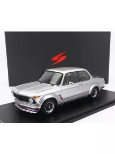   Spark - BMW 2002 TURBO 1973 - CON VETRINA - WITH SHOWCASE - SPECIAL BOX SILVER