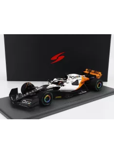   Spark - McLAREN F1  MCL60 TEAM McLAREN N 81 MONACO GP 2023 OSCAR PIASTRI WHITE ORANGE BLACK