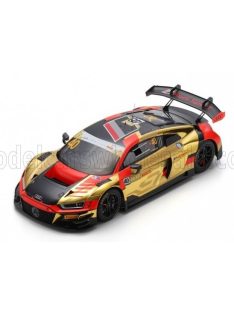   Spark - AUDI R8 LMS GT3 TEAM AUDI SPORT ASIA ABSOLUTE N 40 2nd FIA GT WORLD CUP MACAU 2023 EDOARDO MORTARA ORANGE GOLD BLACK