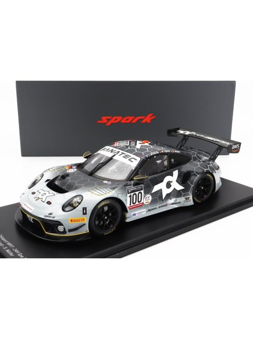 Spark - PORSCHE 911 991-2 GT3 R TEAM TOKSPORT WRT N 100 24h SPA 2022 J.ANDLAUER - M.DIENST - S.MULLER WHITE BLACK