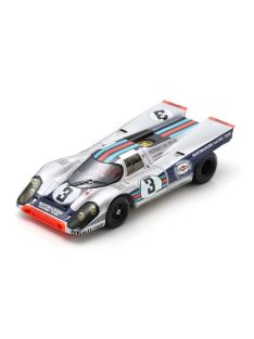   Spark - PORSCHE 917K 4.9L TEAM MARTINI RACING N 3 WINNER 12h SEBRING 1971 VIC ELFORD - GERARD LARROUSSE SILVER BLUE