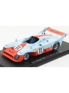   Spark - MIRAGE GR8 3.0L V8 TEAM GULF RESEARCH RACING N 11 WINNER 24h LE MANS 1975 JACKY ICKX - DEREK BELL LIGHT BLUE ORANGE