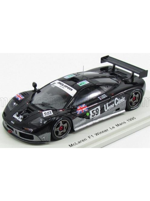 Spark - McLAREN F-1 GTR BMW S70/2 6.1L V12 TEAM KOKUSAI KAIHATSU RACING N 59 WINNER 24h LE MANS 1995 YANNICK DALMAS - MASANORI SEKIYA - JJ LEHTO BLACK