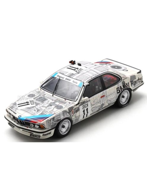Spark - BMW 6-SERIES 635 CSi ORIGINAL BMW PARTS N 11 WINNER 24h SPA 1986 DIETER QUESTER - THIERRY TASSIN - ALTFRID HEGER WHITE