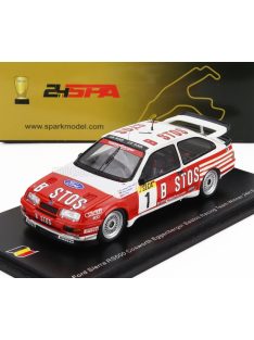   Spark - FORD ENGLAND SIERRA RS500 COSWORTH TEAM EGGENBERGER BASTOS RACING N 1 WINNER 24h SPA 1989 W.PERCY - G.BRANCATELLI - B.SCHNEIDER WHITE RED