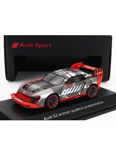  Spark - AUDI S1 E-TRON QUATTRO N 0 PRESENTATION 2023 SILVER RED BLACK