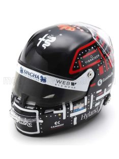   Spark - BELL HELMET F1  CASCO HELMET ALFA ROMEO C43 TEAM STAKE N 77 MONACO GP 2023 VALTTERI BOTTAS BLACK WHITE ORANGE