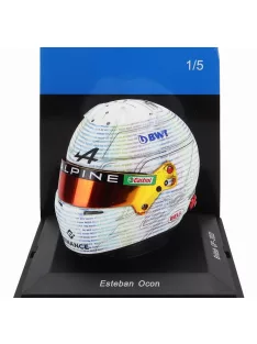   Spark - BELL HELMET F1  CASCO HELMET RENAULT A523 TEAM BWT ALPINE N 31 BRITISH GP 2023 ESTEBAN OCON WHITE