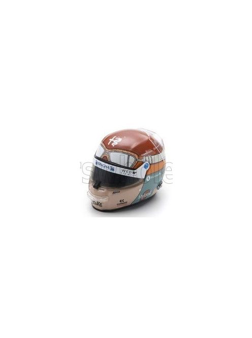 Spark - BELL HELMET F1  CASCO HELMET ALFA ROMEO C43 TEAM STAKE N 77 MONZA ITALY GP 2023 VALTTERI BOTTAS RED BLACK GOLD