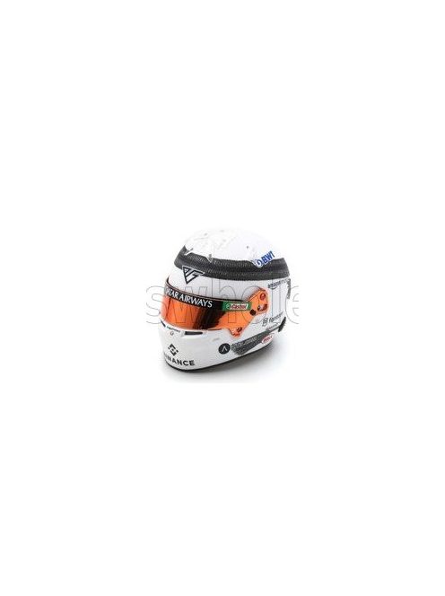 Spark - BELL HELMET F1  CASCO HELMET RENAULT A523 TEAM BWT ALPINE N 10 SPRINT RACE QATAR GP 2023 PIERRE GASLY WHITE