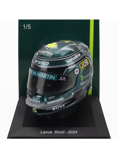 Spark - BELL HELMET CASCO HELMET F1 LANCE STROLL TEAM ASTON MARTIN ARAMCO COGNIZANT N 18 SEASON 2024 GREEN