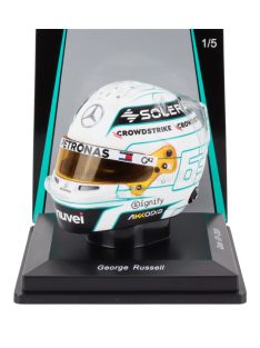   Spark - BELL HELMET CASCO HELMET F1 GEORGE RUSSELL F1 TEAM MERCEDES AMG N 63 QATAR GP 2024 WHITE