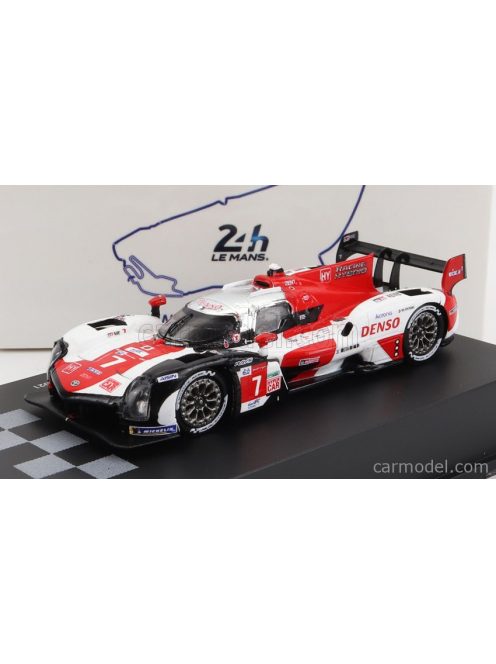 Spark-Model - Toyota Gr010 3.5L V6 Twin Turbo Hybrid Team Gazoo Racing N 7 Winner 24H Le Mans 2021 M.Conway - K.Kobayashi - J.M.Lopez White Red