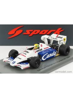   Spark-Model - Toleman F1 Tg184 Hart Turbo N 19 2Nd Monaco Gp 1984 Ayrton Senna White Blue