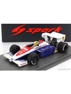   Spark-Model - Toleman F1 Tg184 Hart Turbo N 19 British Gp 1984 Ayrton Senna Blue White Red