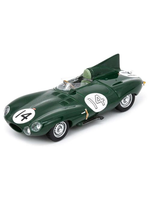 Spark - JAGUAR D-TYPE 3.4L S6 SPIDER TEAM JAGUAR CARS LTD N 14 2nd 24h LE MANS 1954 DUNCAN HAMILTON - TONY ROLT GREEN