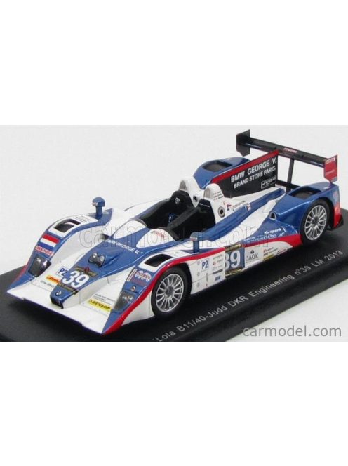 Spark-Model - Lola B11/40-Judd Dkr Engineering N 39 24H Le Mans 2013 R.Brandela - O.Porta - S.Raffin White Blue Met