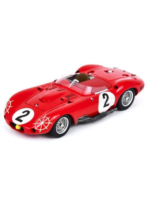 Spark - MASERATI 450S 4.5L V8 TEAM OFFICINE ALFIERI MASERATI N 2 24h LE MANS 1957 JEAN BEHRA - ANDRE SIMON RED