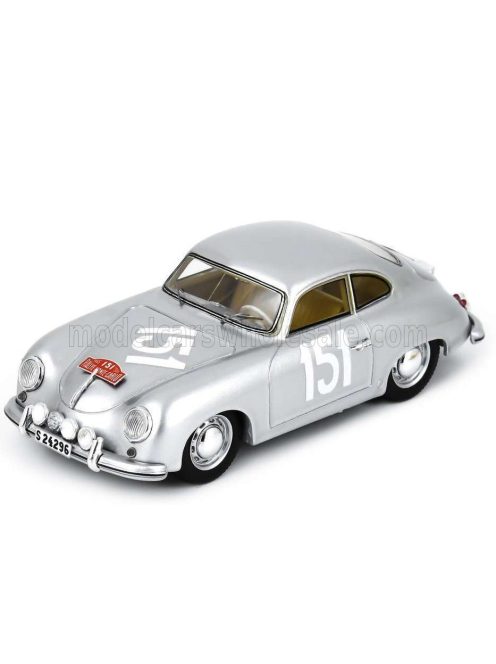 Spark - PORSCHE 356 COUPE N 151 RALLY MONTECARLO 1955 CARSTEN JOHANSSON - GUNNAR JENSEN SILVER