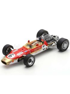   Spark - LOTUS F1  49T N 6 TEAM LOTUS RACING WINNER TASMAN SERIES 1968 JIM CLARK RED GOLD WHITE