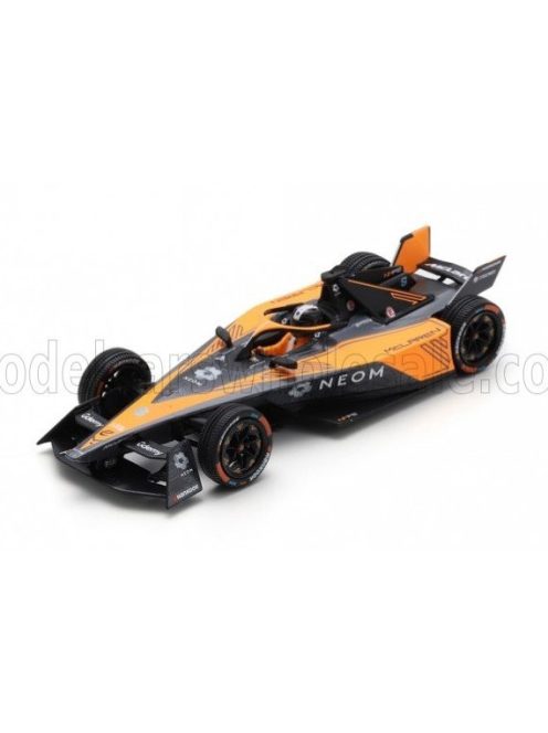 Spark - NISSAN FORMULA-E E-4ORCE 04 TEAM NEOM McLAREN N 8 SEASON 2023-2024 SAM BIRD BLACK ORANGE