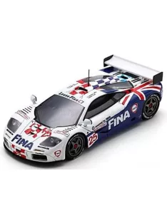   Spark - McLAREN F-1 GTR 6.1L V12 TEAM BIGAZZI N 25 BPR SILVERSTONE 1996 JACQUES LAFFITE - MARC DUEZ WHITE BLUE