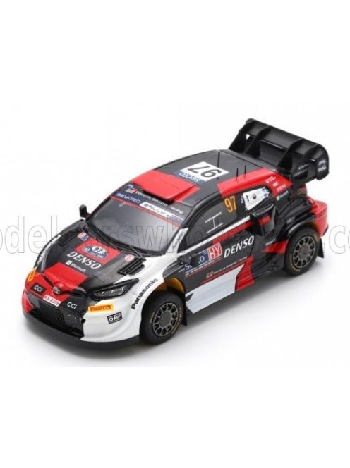 Spark - TOYOTA YARIS GR HYBRID RALLY1 TEAM TOYOTA GAZOO RACING WRT N 97 5th RALLY FINLAND 2023 JARI MATTI LATVALA - JUHO HANNINEN WHITE RED BLACK