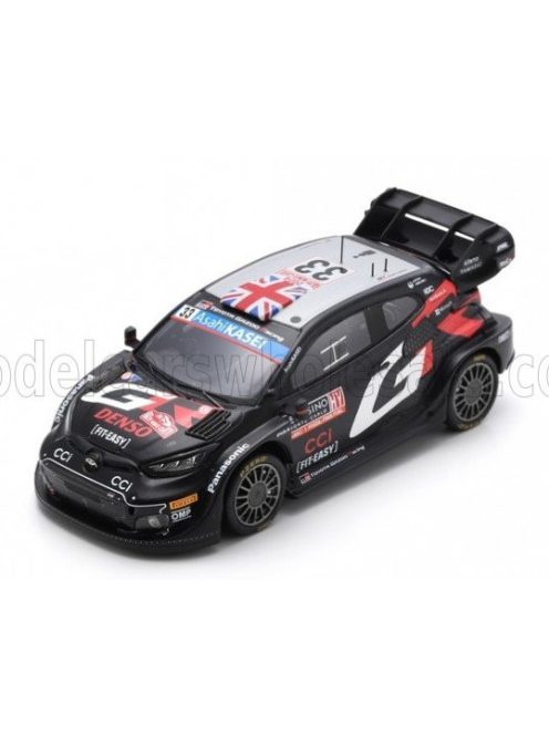 Spark - TOYOTA YARIS GR RALLY1 HYBRID TEAM TOYOTA GAZOO RACING WRT N 33 3rd RALLY MONTECARLO 2024 ELFYN EVANS - MARTIN SCOTT BLACK WHITE