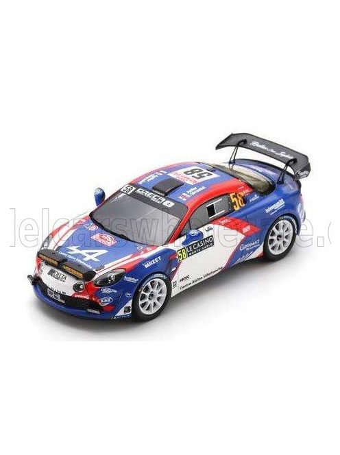Spark - RENAULT ALPINE A110 RGT TEAM CHL SPORT AUTO N 58 RGT RALLY MONTECARLO 2024 RAPHAEL ASTIER - DENIS GIRAUDET BLUE WHITE RED