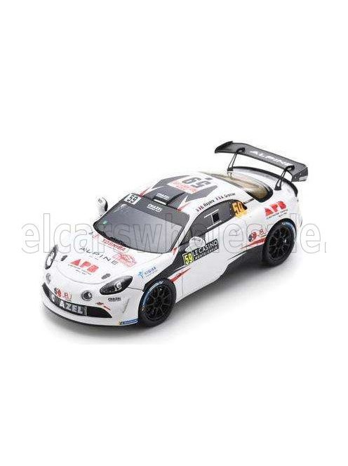 Spark - RENAULT ALPINE A110 RGT TEAM CHAZEL TECHNOLOGIES COURSE N 59 2nd RGT RALLY MONTECARLO 2024 ERIC ROYERE - ALEXIS GRENIER WHITE BLACK