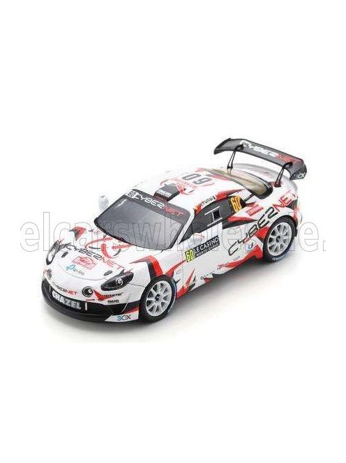 Spark - RENAULT ALPINE A110 RGT TEAM CHAZEL TECHNOLOGIES COURSE N 60 4th RGT RALLY MONTECARLO 2024 ARMAND FUMAL - JULES ESCARTEFIGUE WHITE BLACK