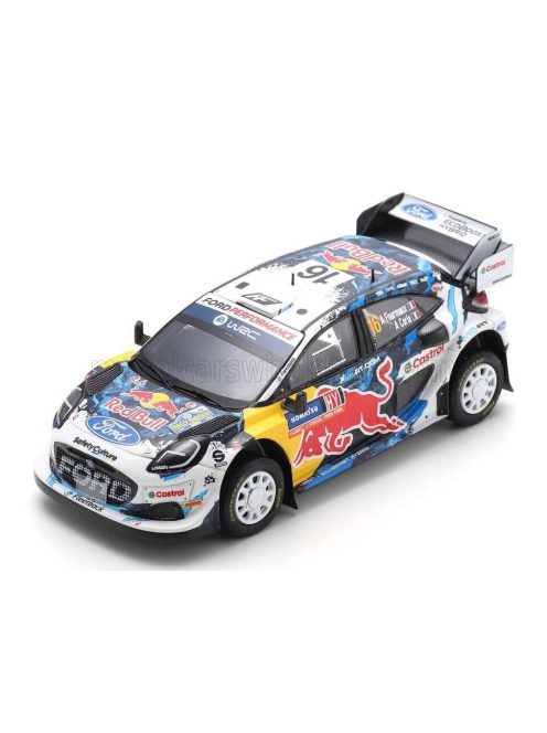 Spark - FORD ENGLAND PUMA RALLY1 TEAM M-SPORT FORD WORLD RALLY TEAM N 16 3rd RALLY SWEDEN 2024 ADRIEN FOURMAUX - ALEXANDRE CORIA BLUE WHITE
