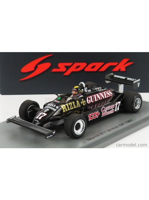 Spark-Model - March F1 811 N 17 English Gp 1981 D.Daly Black